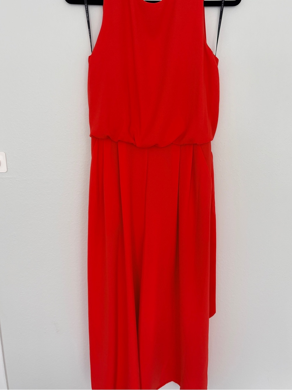Vince Camuto Bright Red Sleeveless Maxi Dress